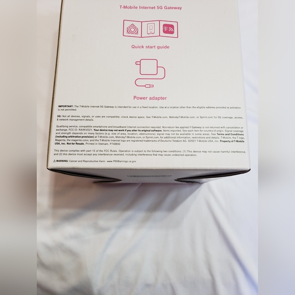 T-Mobile/MetroPCS ARC KVD21 5G Home Internet WI-FI Gateway in Black - Picture 10 of 10